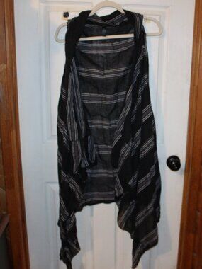 NWOT Lane Bryant BOHO/Western light weight ruffle front vest Plus (one size)